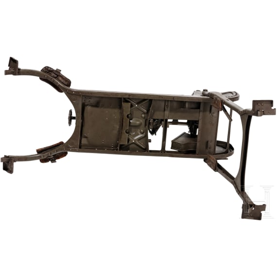 Schlittenlafette 08 f&uuml;r Maschinengewehr MG 08, Hersteller D&uuml;rkopp, 1917
