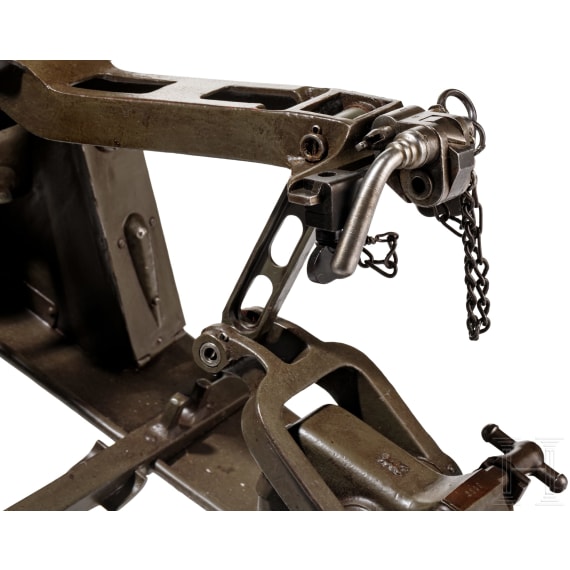 Schlittenlafette 08 f&uuml;r Maschinengewehr MG 08, Hersteller D&uuml;rkopp, 1917