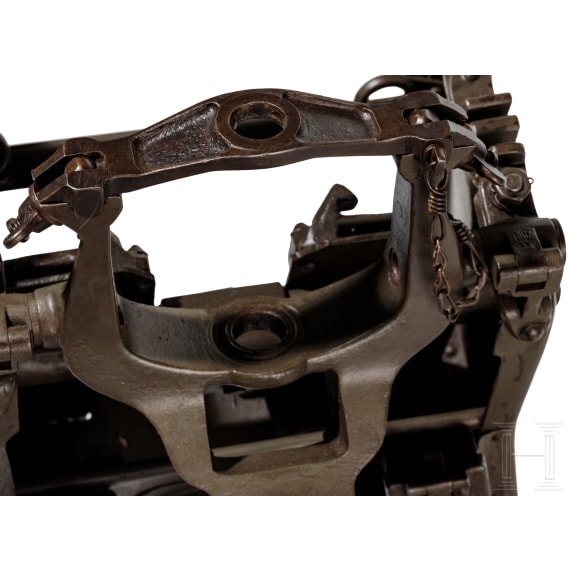 Schlittenlafette 08 f&uuml;r Maschinengewehr MG 08, Hersteller D&uuml;rkopp, 1917