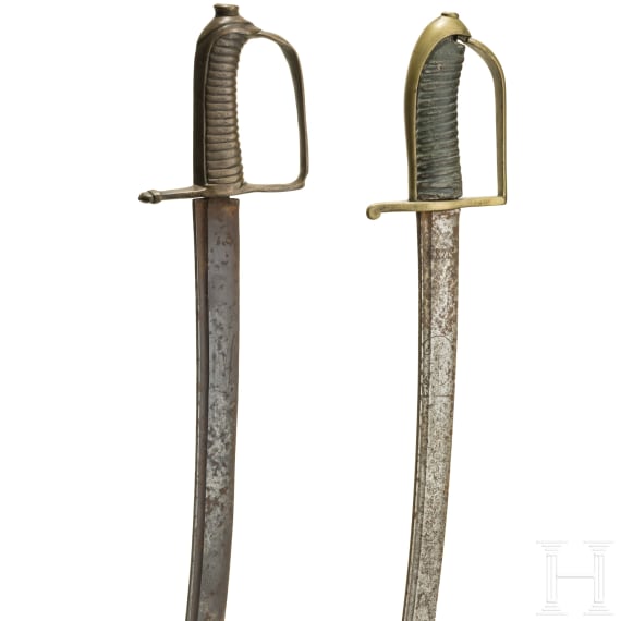Zwei Grenadiers&auml;bel M1790 und M1794, Bayern