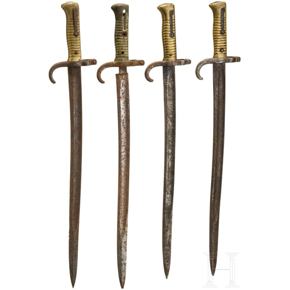 Vier Yatagane M 1869, Bayern