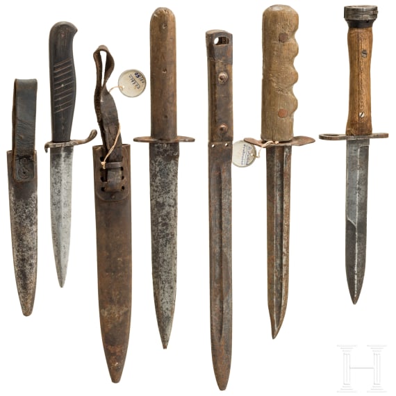 F&uuml;nf Grabendolche, Erster Weltkrieg