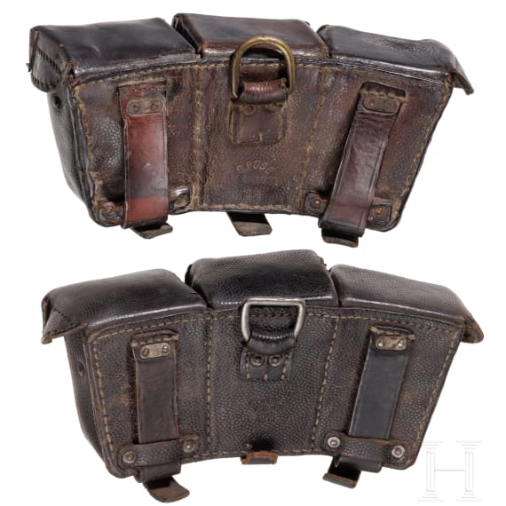 Zwei Patronentaschen M09 der Infanterie