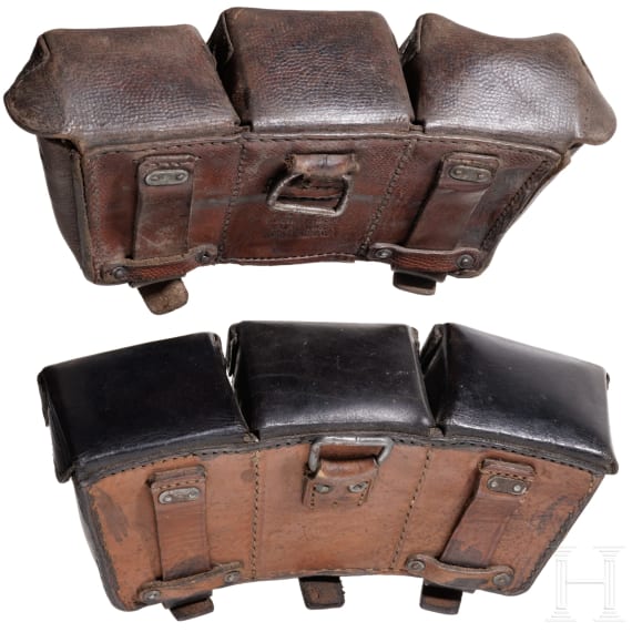 Zwei Patronentaschen M09 der Infanterie