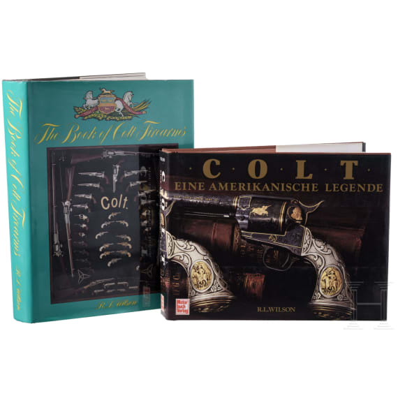 Zwei B&uuml;cher zum Thema Colt-Revolver
