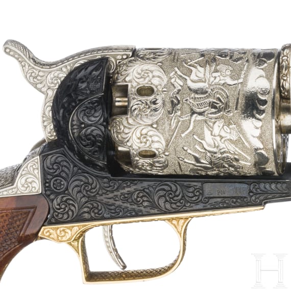Colt Walker, Armi San Marco, vollfl&auml;chig graviert