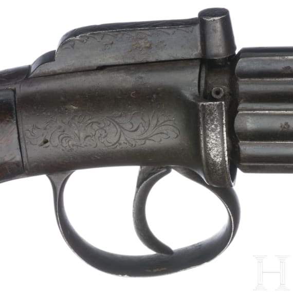 Perkussions-B&uuml;ndelrevolver, Gro&szlig;britannien, circa 1860