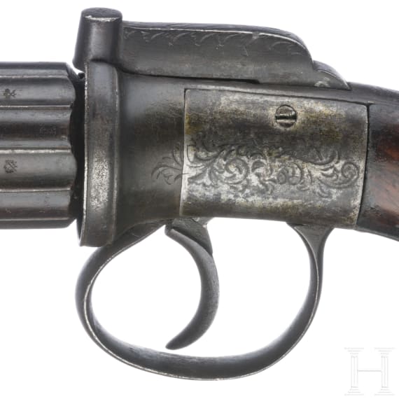 Perkussions-B&uuml;ndelrevolver, Gro&szlig;britannien, circa 1860