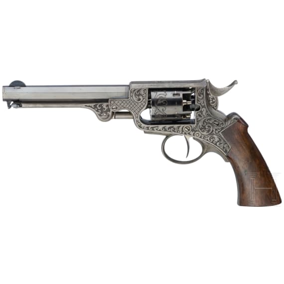 Perkussions-Versuchsrevolver Stahl, Hassfurt, um 1865