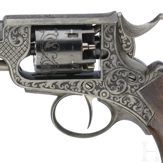 Perkussions-Versuchsrevolver Stahl, Hassfurt, um 1865