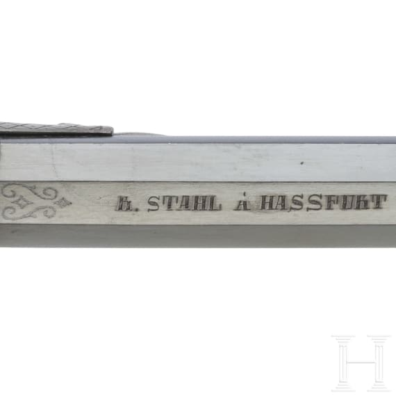 Perkussions-Versuchsrevolver Stahl, Hassfurt, um 1865