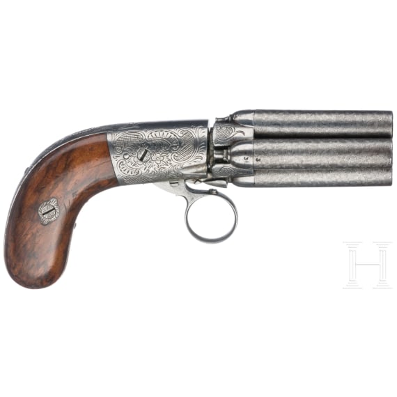 B&uuml;ndelrevolver Mariette, um 1840