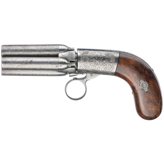 B&uuml;ndelrevolver Mariette, um 1840