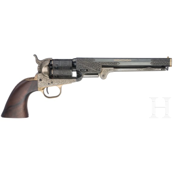 Navy Arms, Mod. 1851 Navy, Uberti, im Holzkasten
