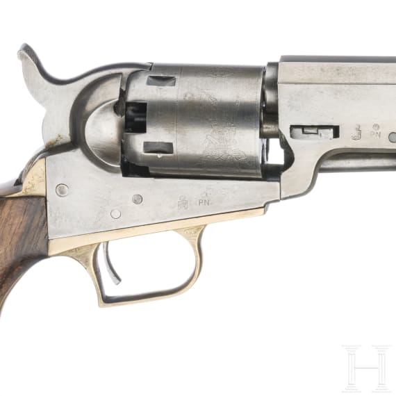 Zwei Perkussionsrevolver im Kasten