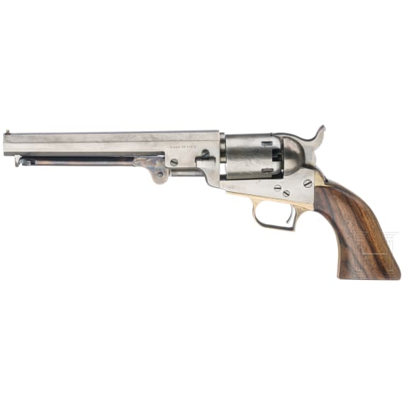 Zwei Perkussionsrevolver im Kasten