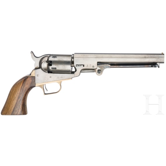 Zwei Perkussionsrevolver im Kasten