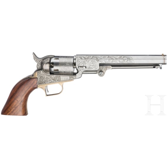 Zwei Perkussionsrevolver im Kasten
