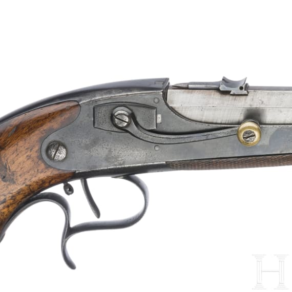 Z&uuml;ndnadelpistole, deutsch, um 1840