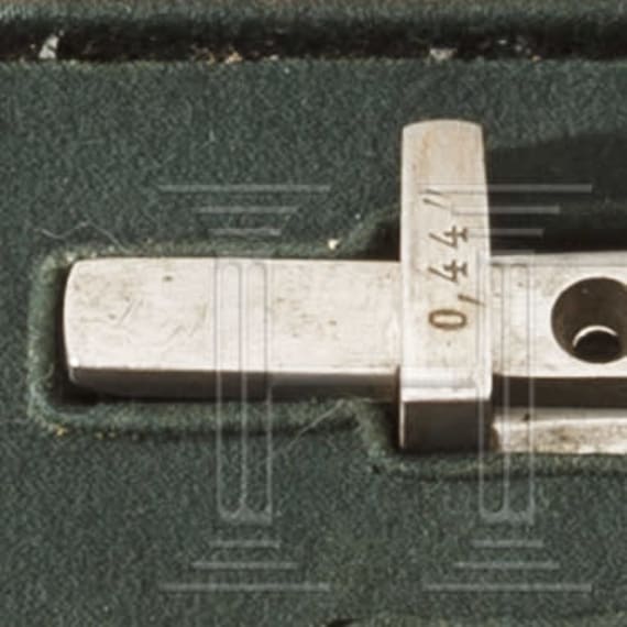 Ein Paar Z&uuml;ndnadelpistolen im Kasten, Franz von Dreyse in S&ouml;mmerda, um 1865