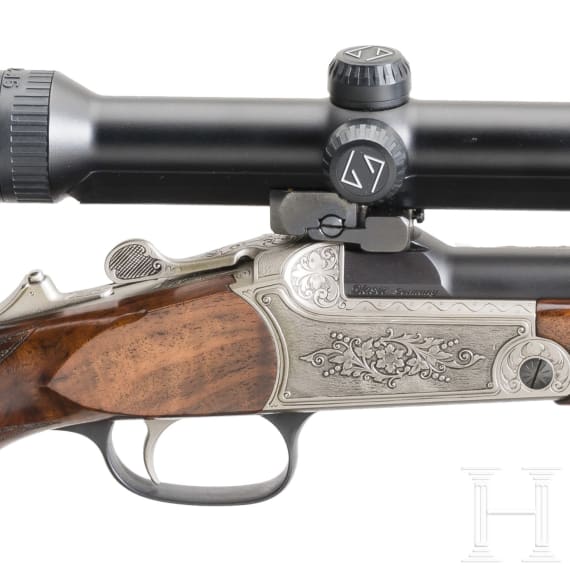Blaser-Kipplaufb&uuml;chse, modifiziert durch Firma Halder, F&uuml;rth, mit ZF Zeiss