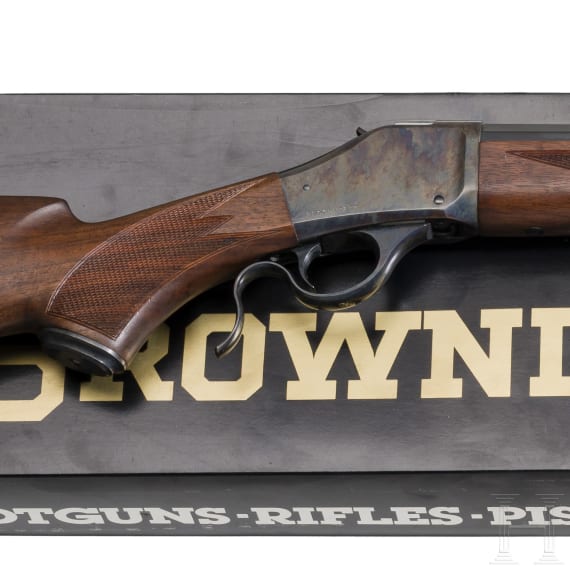 Browning, Mod. 1885, im Karton