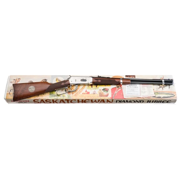 Winchester Mod. 94, Commemorative "Saskatchewan Diamond Jubilee", im Karton