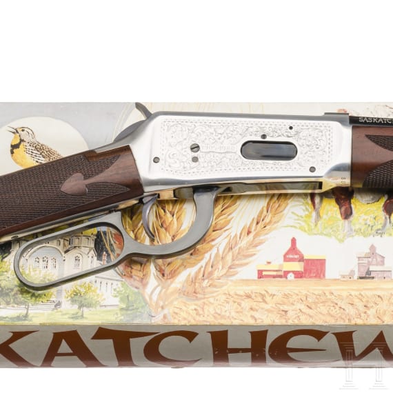 Winchester Mod. 94, Commemorative "Saskatchewan Diamond Jubilee", im Karton