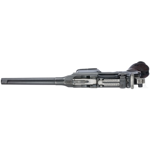 Pistole, Mauser, Mod. 32, mit Anschlagkasten