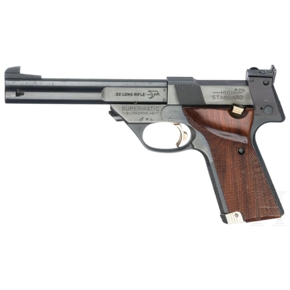 Halbautom. Pistole, High Standard Mod. Supermatic Trophy