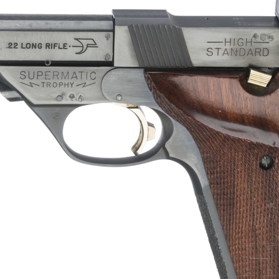 Halbautom. Pistole, High Standard Mod. Supermatic Trophy