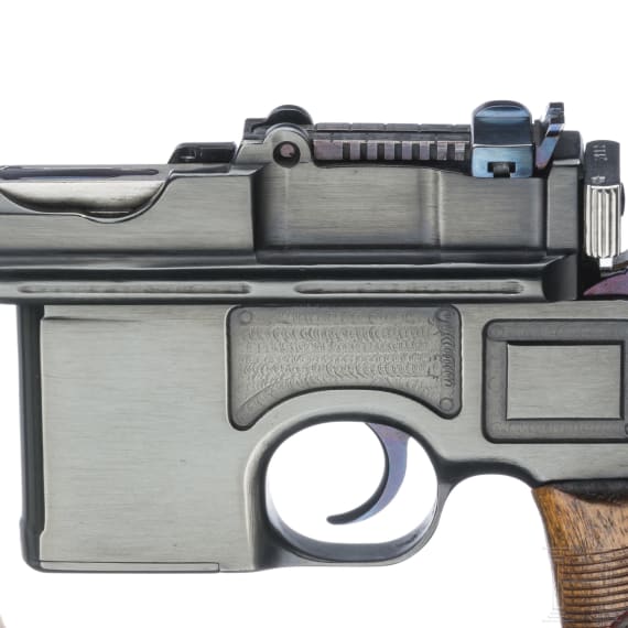 Mauser, Mod. C96/16, mit Anschlagkasten