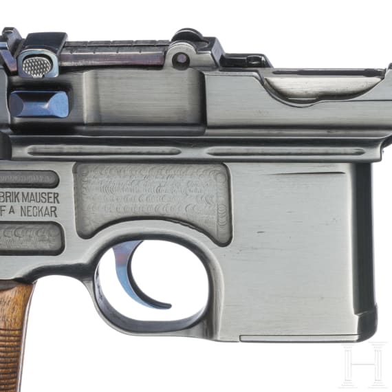 Mauser, Mod. C96/16, mit Anschlagkasten