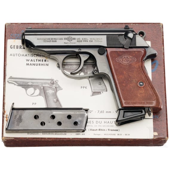Halbautom. Pistole, Walther-Manurhin Mod. PPK