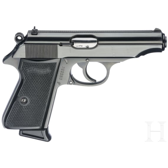 Halbautom. Pistole, Walther Ulm, Mod. PP, Kal. 7,65 mm Brown