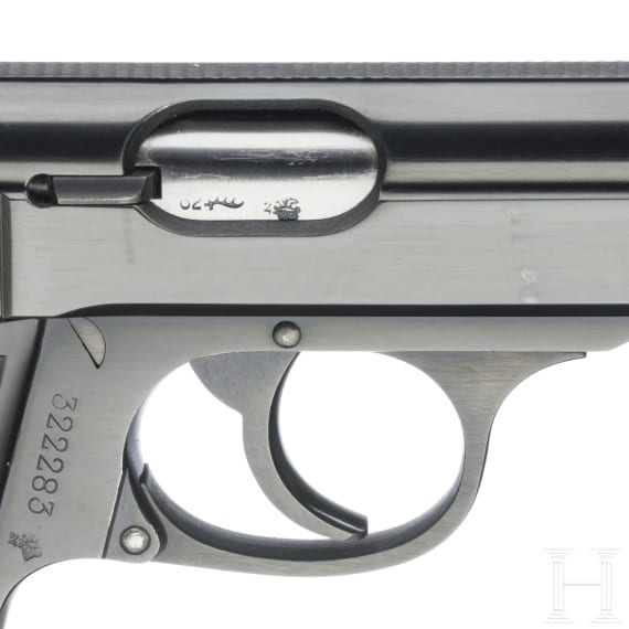 Halbautom. Pistole, Walther Ulm, Mod. PP, Kal. 7,65 mm Brown