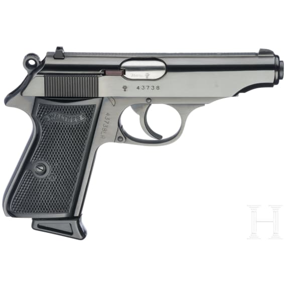 Halbautom. Pistole, Walther Ulm, Mod. PP, Kal. .22l.r.