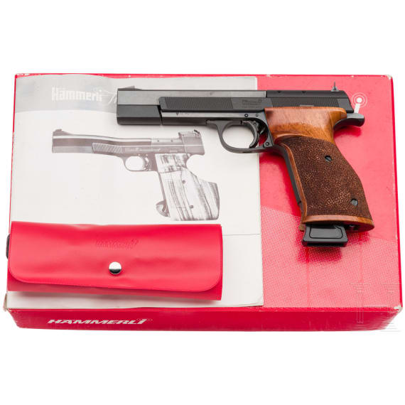 Sportpistole H&auml;mmerli Mod. 212, im Karton