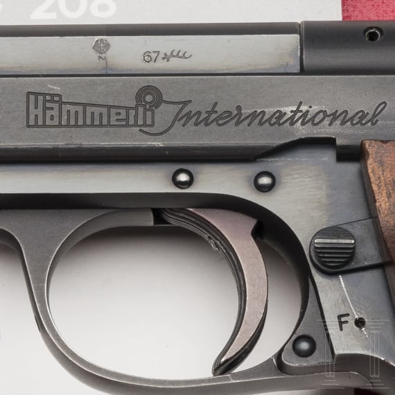 Sportpistole H&auml;mmerli International, Mod. 208
