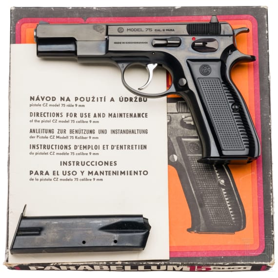Fr&uuml;he CZ, Mod. 75, im Karton
