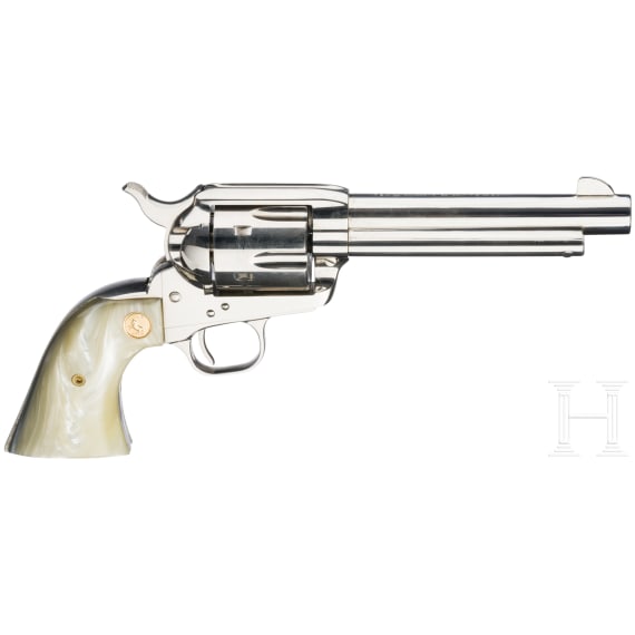 Colt SAA, Mod. 1873, vernickelt