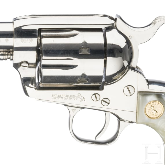 Colt SAA, Mod. 1873, vernickelt