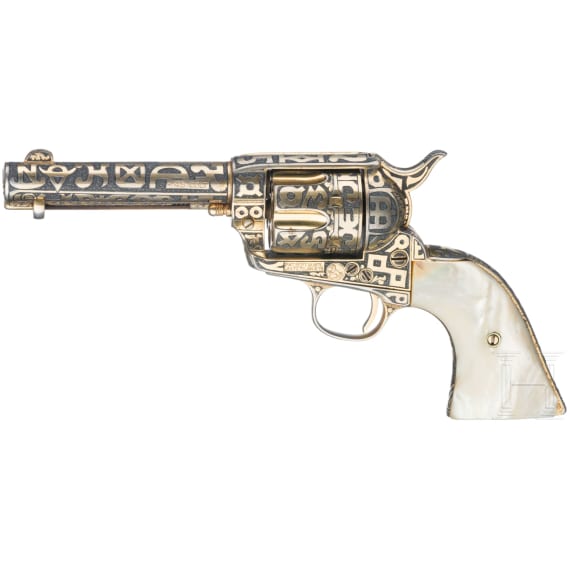 Colt Single Action Army, graviert