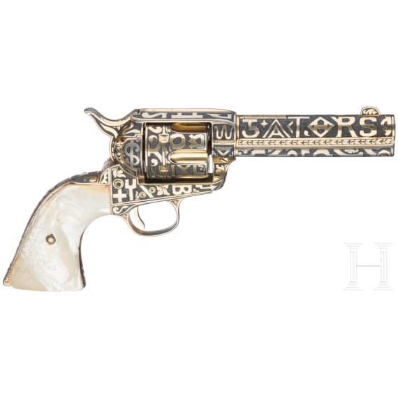 Colt Single Action Army, graviert
