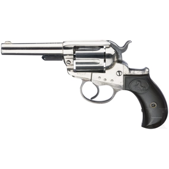 Colt, Mod. 1877 Lightning, vernickelt