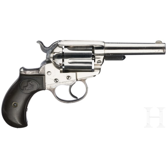 Colt, Mod. 1877 Lightning, vernickelt
