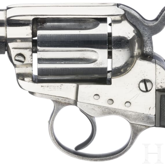 Colt, Mod. 1877 Lightning, vernickelt