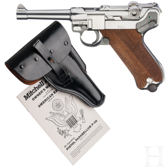 Parabellum P 08 "American Eagle", Mitchell Arms, in Tasche