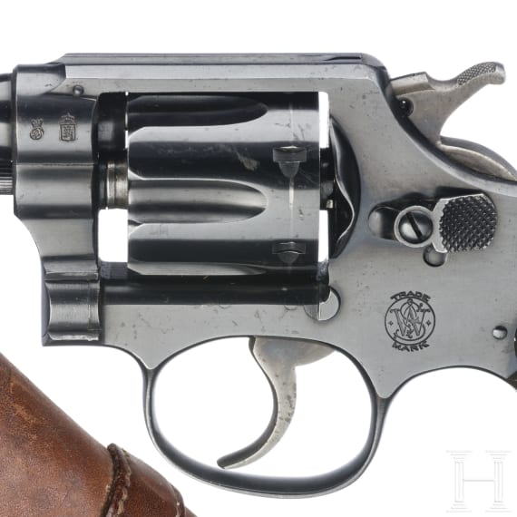 Smith & Wesson, Mod. Hand Ejector, im Holster