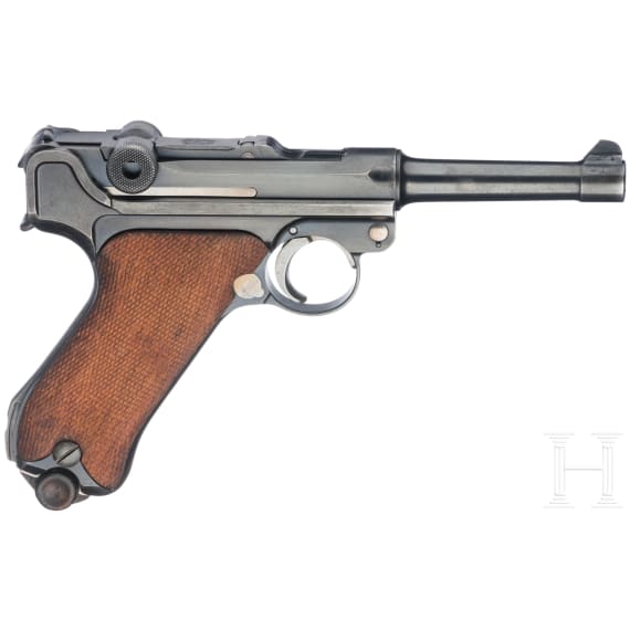 Parabellum DWM Commercial, mit Holster